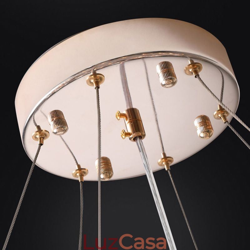 Luminária pendente de luxo pós-moderna Luminária pendente minimalista moderna