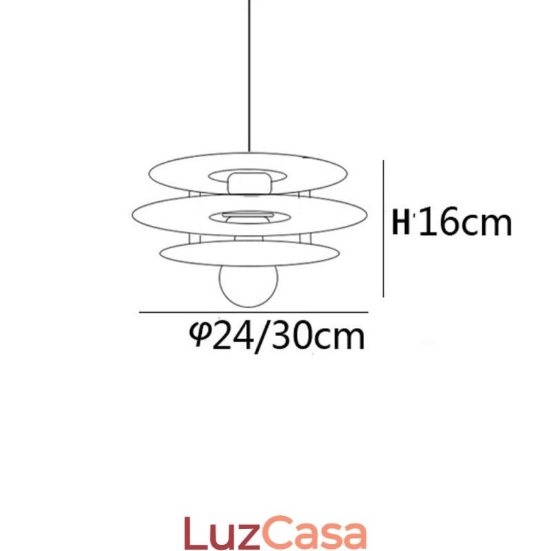 Luminária pendente nórdica pós-moderna decoração acrílica luz suspensa