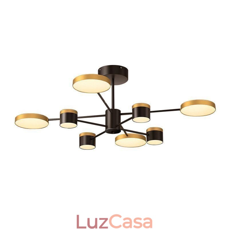 Lustre Estrela Projeção Pendente Luz