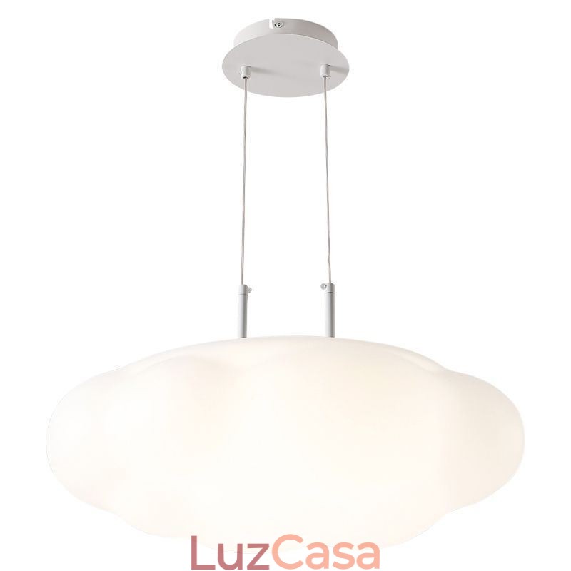 Luminária Pendente Criativa Luminária Pendente Nuvem Branca