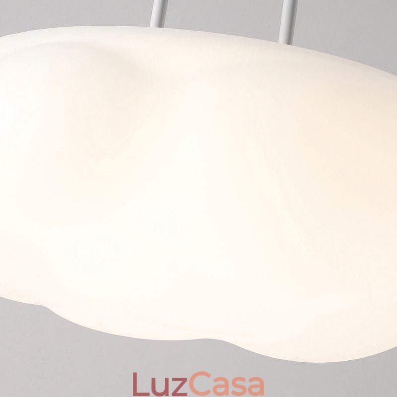 Luminária Pendente Criativa Luminária Pendente Nuvem Branca