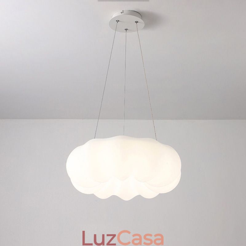 Luminária pendente nórdica Criatividade Forma de abóbora Luzes suspensas