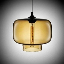 Garrafa Design Pendente 1 Luz Conciso Ferro Pintura