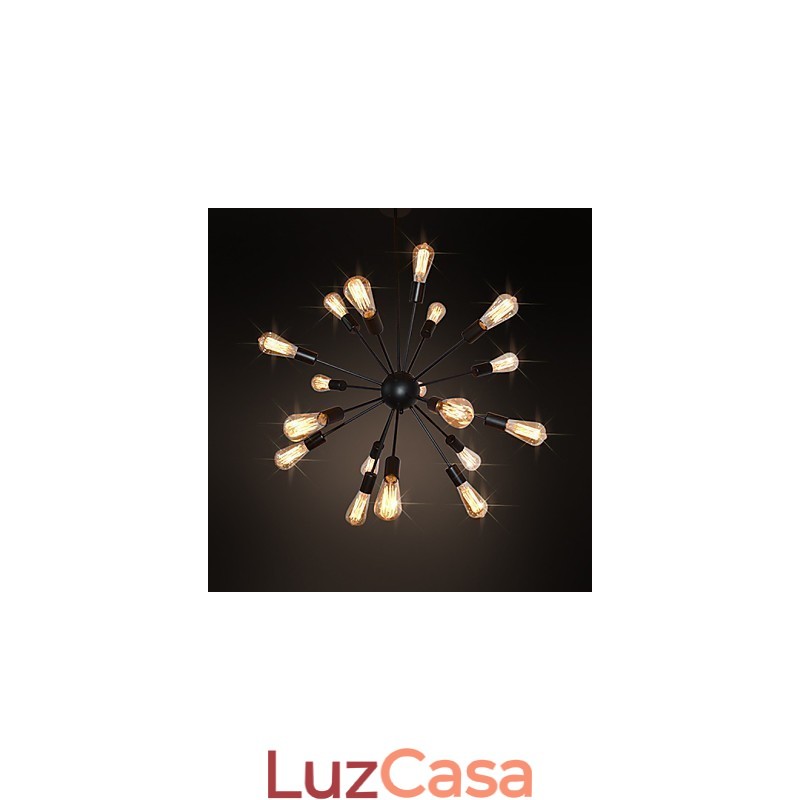 Country Designers Lustre de metal de latão antigo