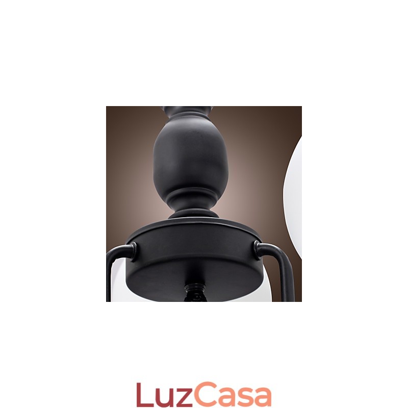 Lustre de bronze estilo vela clássico tradicional