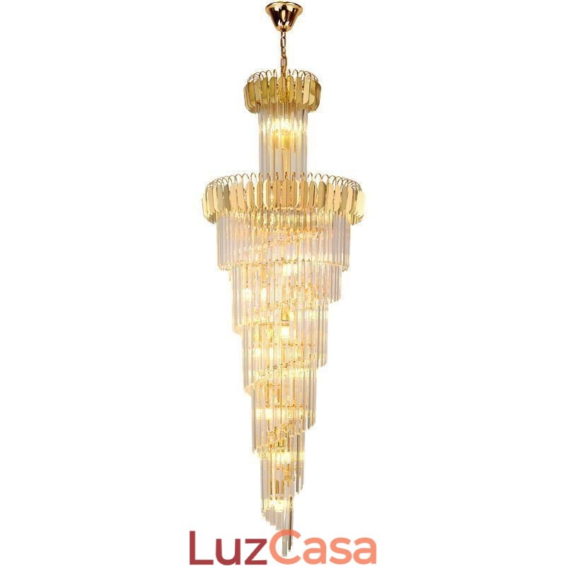 Luminária pendente brilhante grande luminária de teto