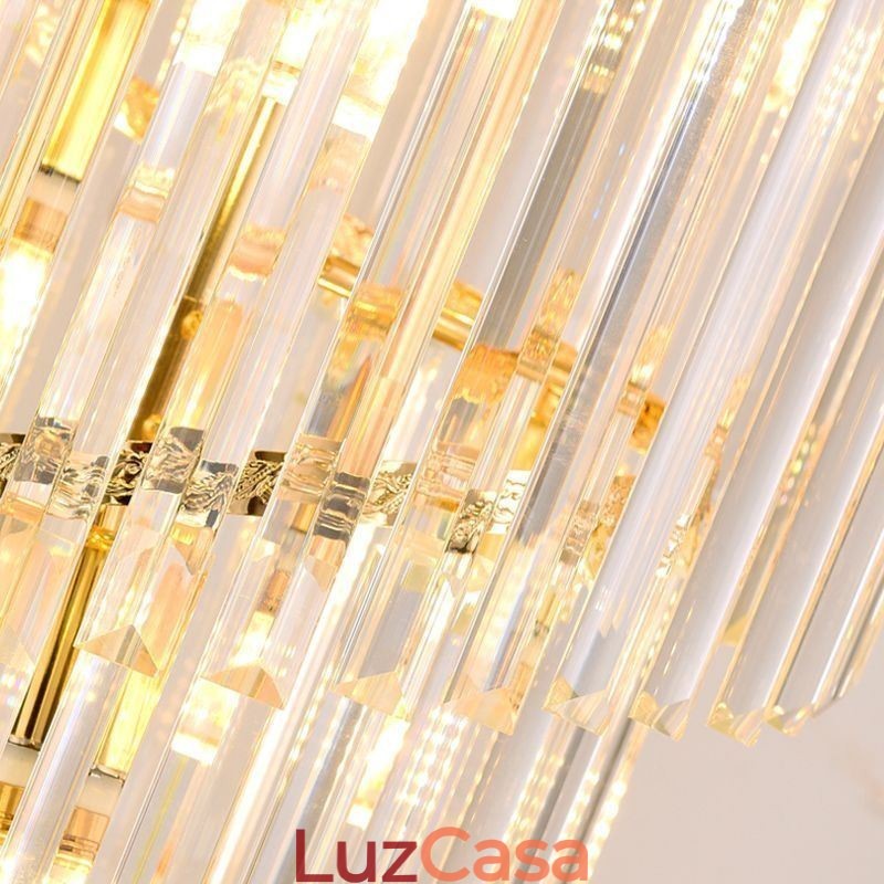 Luminária pendente brilhante grande luminária de teto
