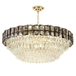 Luminárias de teto contemporâneas com pingente de cristal