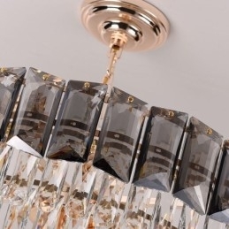 Luminárias de teto contemporâneas com pingente de cristal