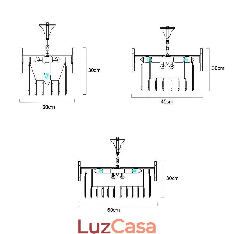 Luminária pendente de cristal K9 moderna, luminária de teto