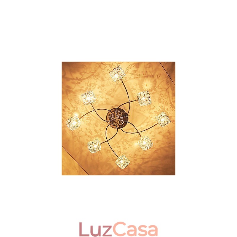 Moderno Contemporâneo Cristal Galvanizado Montagem Embutida
