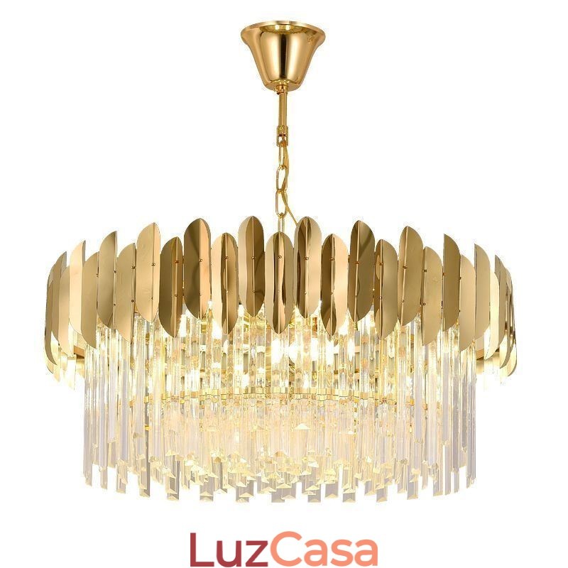 Lindo pendente K9 Cristal Luz de teto
