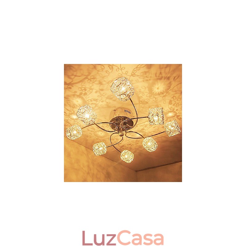 Moderno Contemporâneo Cristal Galvanizado Montagem Embutida