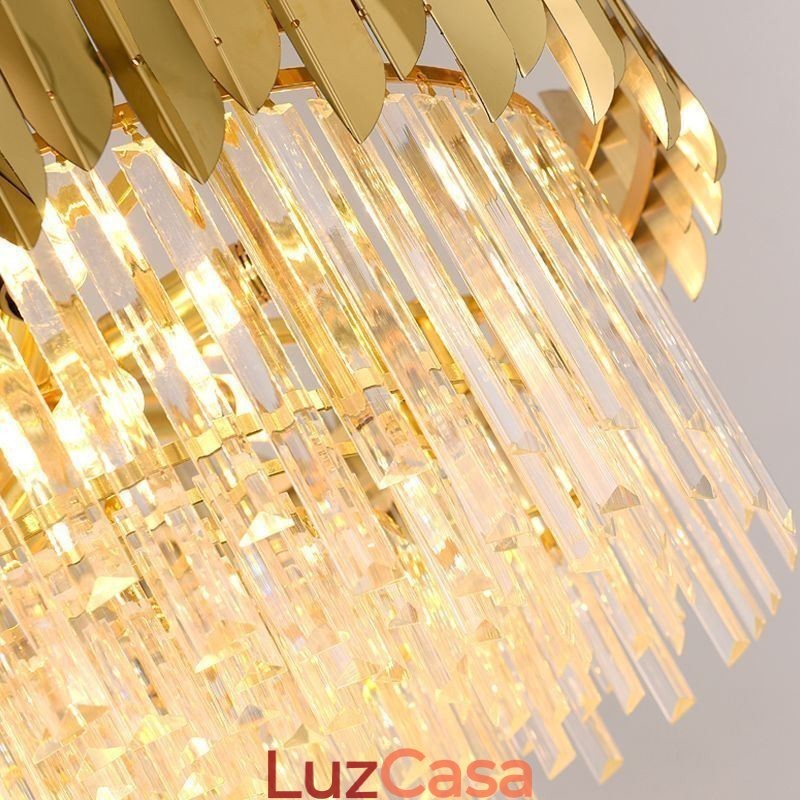 Lindo pendente K9 Cristal Luz de teto