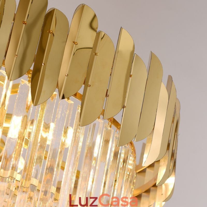 Lindo pendente K9 Cristal Luz de teto