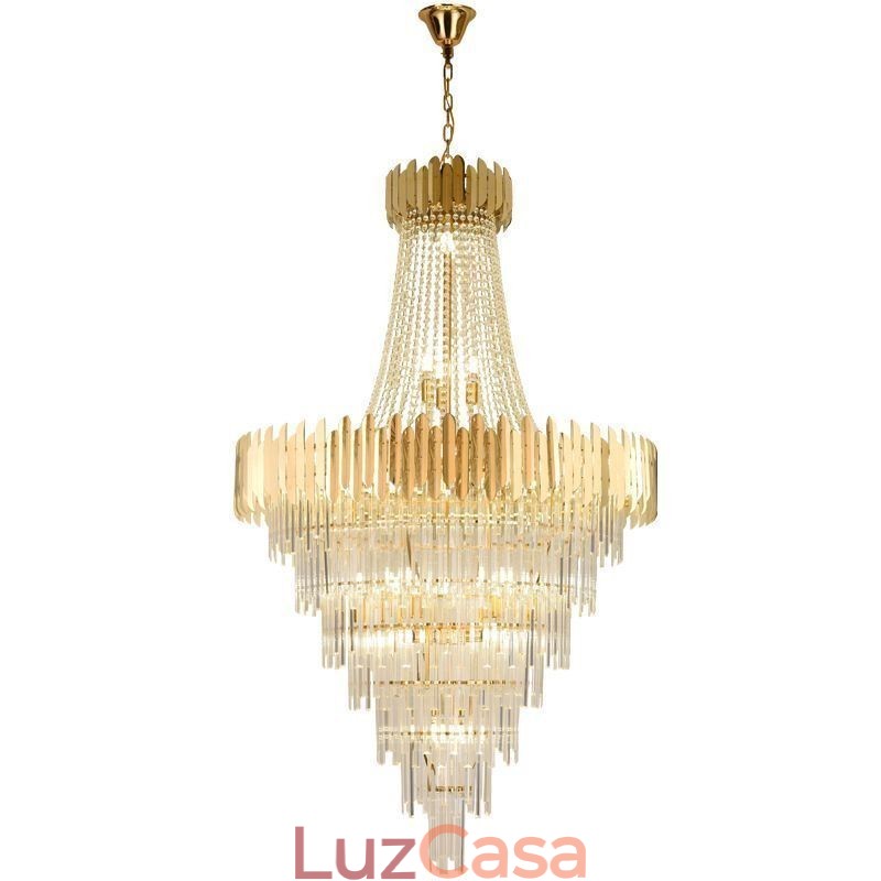 Lindo pendente de cristal luminária de teto