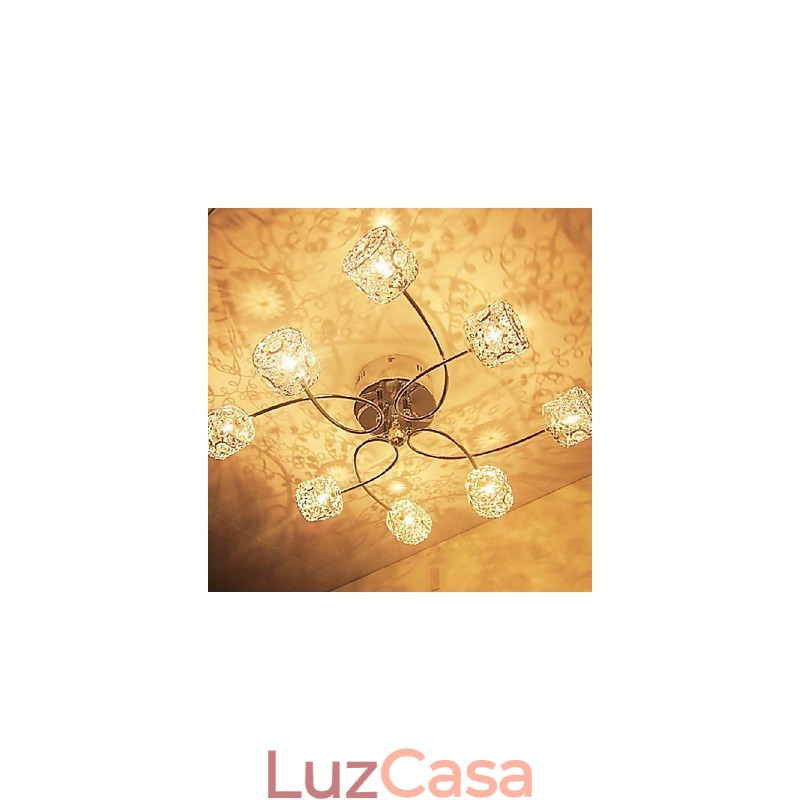 Moderno Contemporâneo Cristal Galvanizado Montagem Embutida