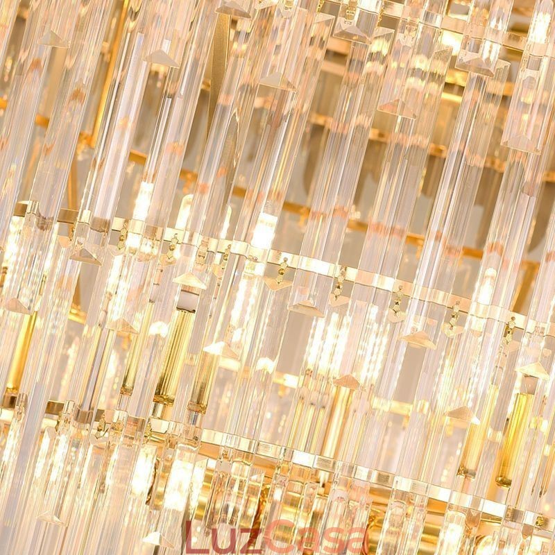 Lindo pendente de cristal luminária de teto