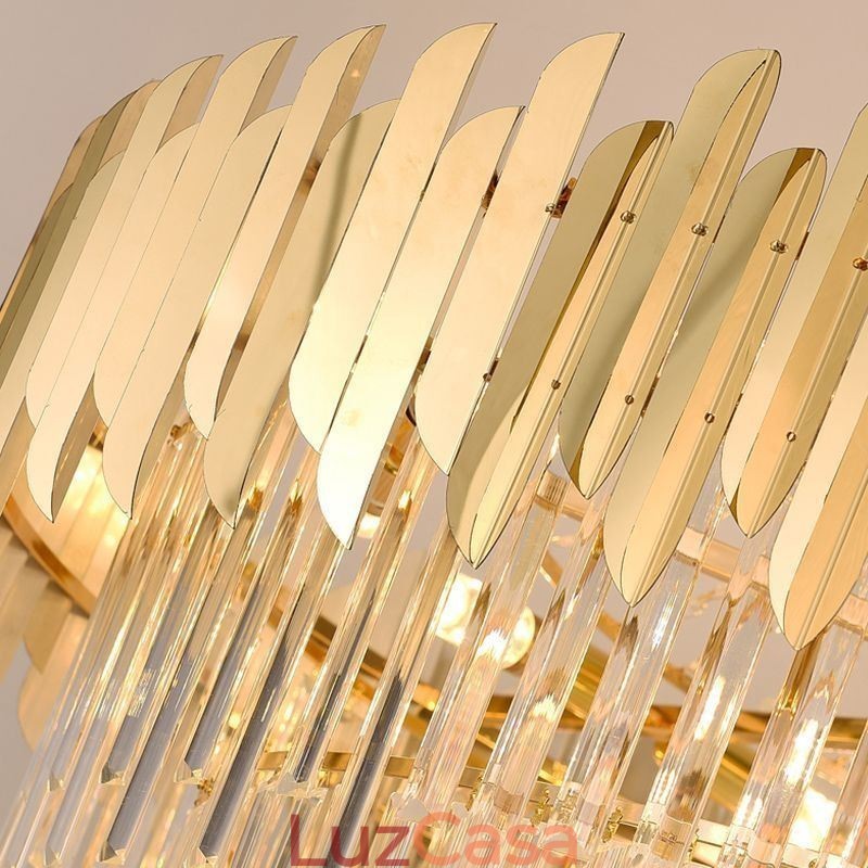 Lindo pendente de cristal luminária de teto