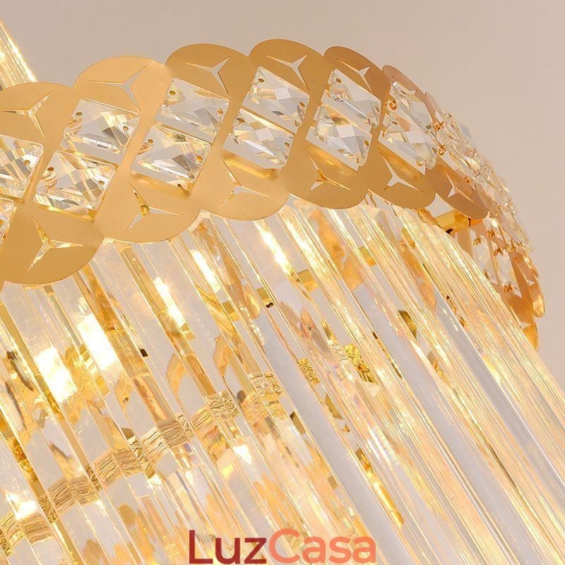 Luminária pendente de luxo grande luminária suspensa 12 16 18 luzes