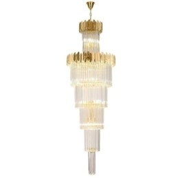 Luminária de teto de cristal moderna Luminária pendente Sala de jantar