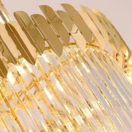 Luminária de teto de cristal moderna Luminária pendente Sala de jantar
