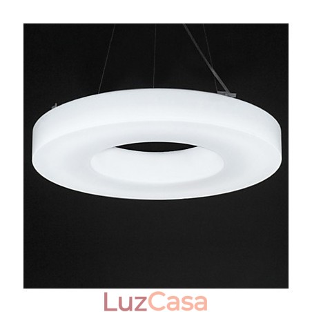 Projeto de iluminação de lustre de acrílico com economia de energia superior, luz pendente redonda moderna