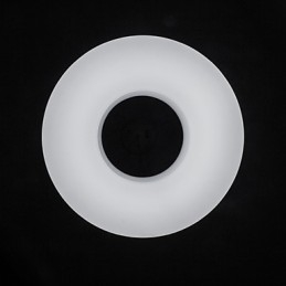 Projeto de iluminação de lustre de acrílico com economia de energia superior, luz pendente redonda moderna