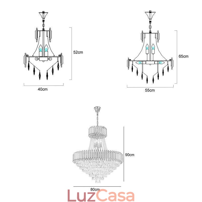 Luminária pendente de cristal moderna, luminária de teto redonda, luzes suspensas
