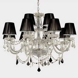 Lustre de Cristal Elegante com 12 Luzes