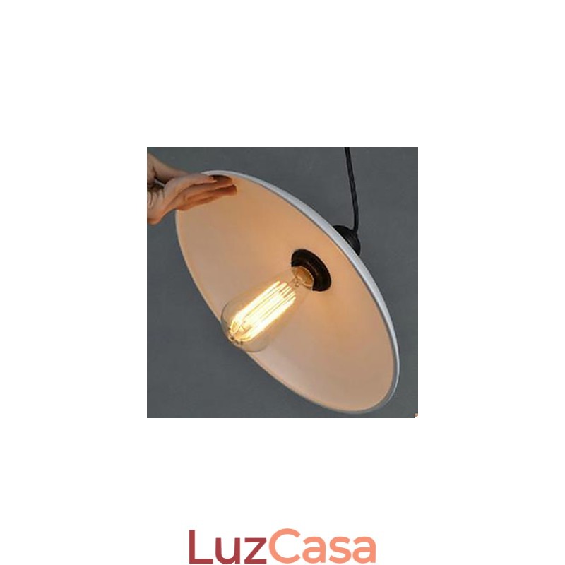 Contraído Branco Droplight Rústico Lodge Tradicional Clássico Pendente Luz