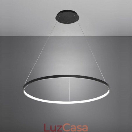 Pendente de acrílico em forma de círculo