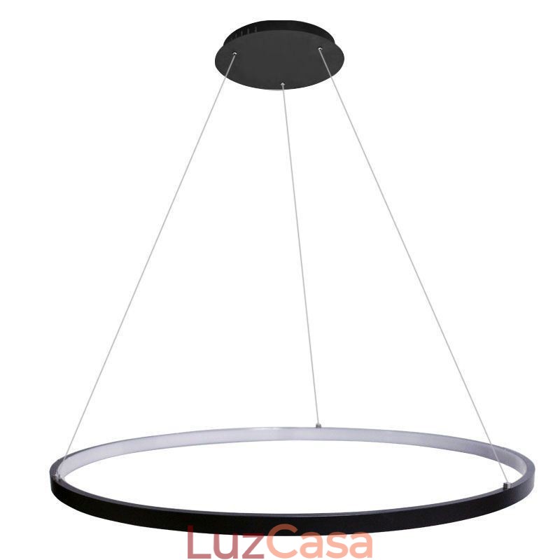 Pendente de acrílico em forma de círculo