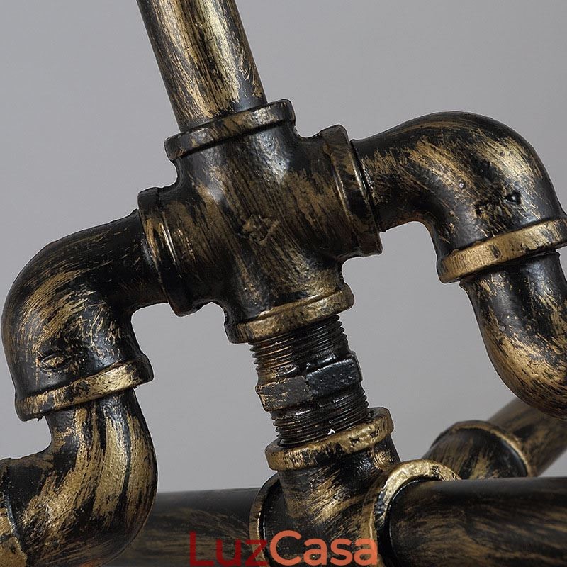 6 Luz Retro Industrial Vintage Water Pipe Pendant Light Chandelier Country Estilo Rústico