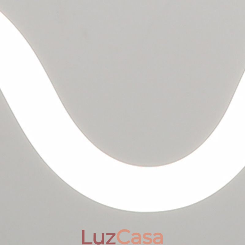Luminária de teto moderna com ajuste de intensidade de luz acrílica l
