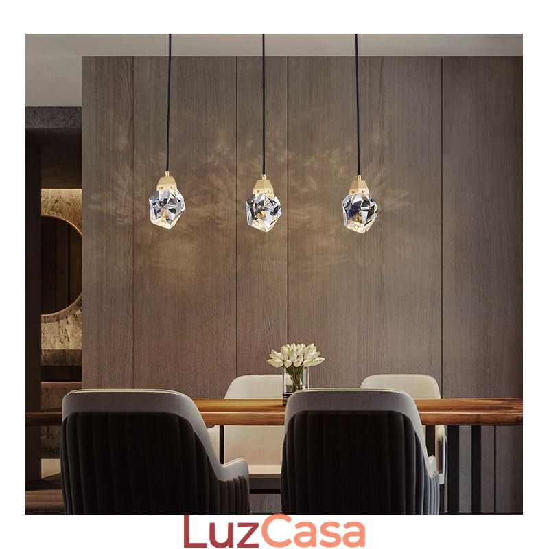 Mini Simples Bola De Cristal Luz Pendurada Luz De Teto