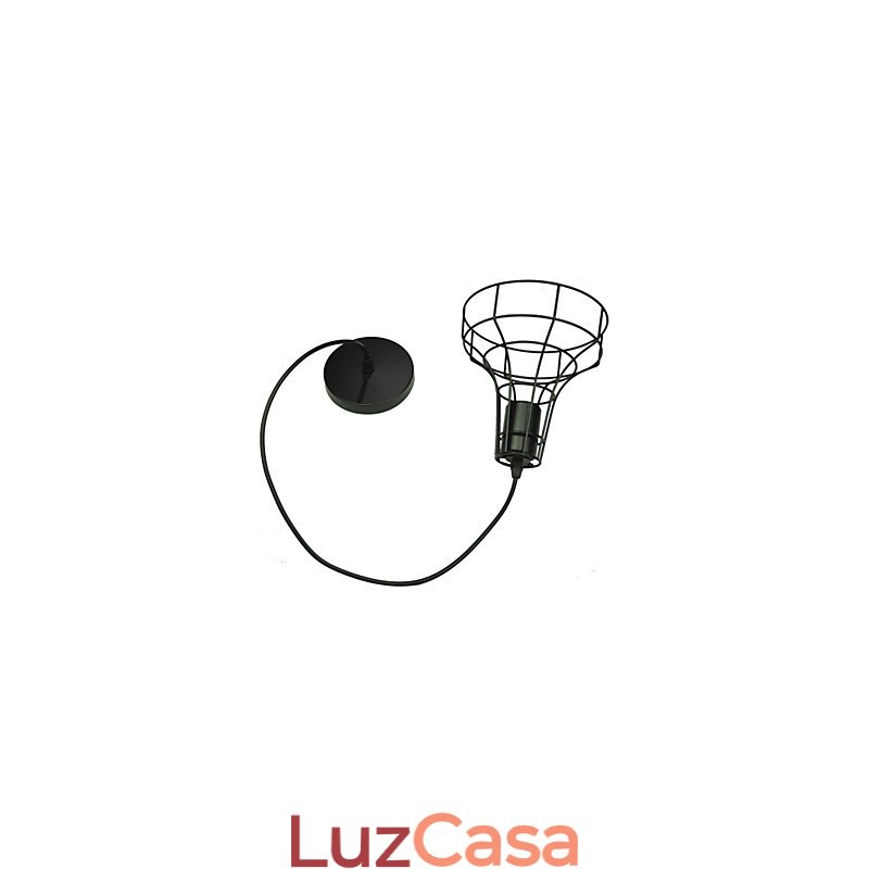 Lustre vintage estilo europeu para luz pendente preta