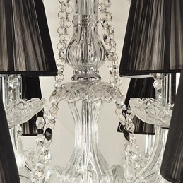 Lustre de Cristal Elegante com 12 Luzes