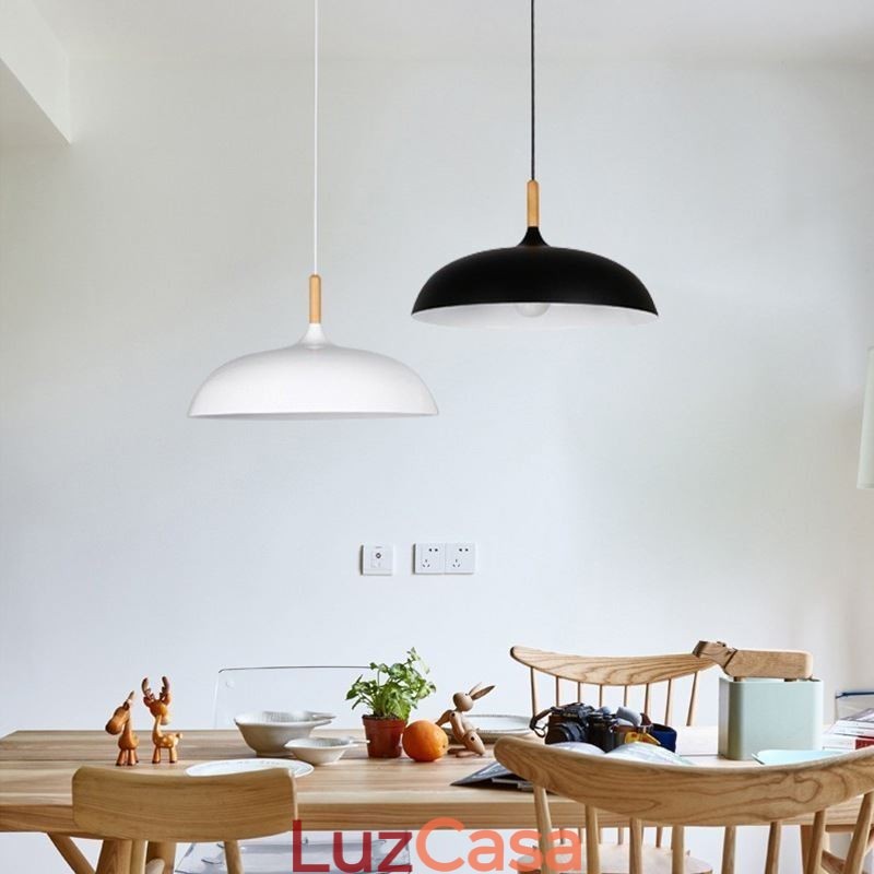 Luminária pendente moderna Luminária pendente colorida Macaron