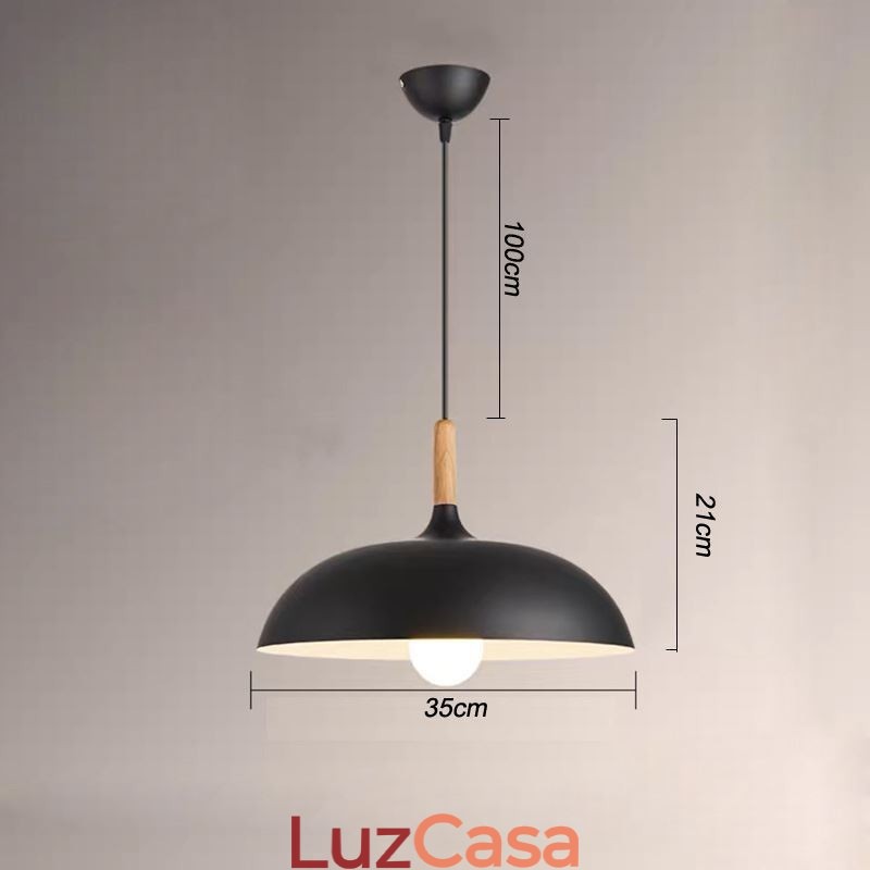 Luminária pendente moderna Luminária pendente colorida Macaron