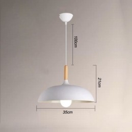 Luminária pendente moderna Luminária pendente colorida Macaron