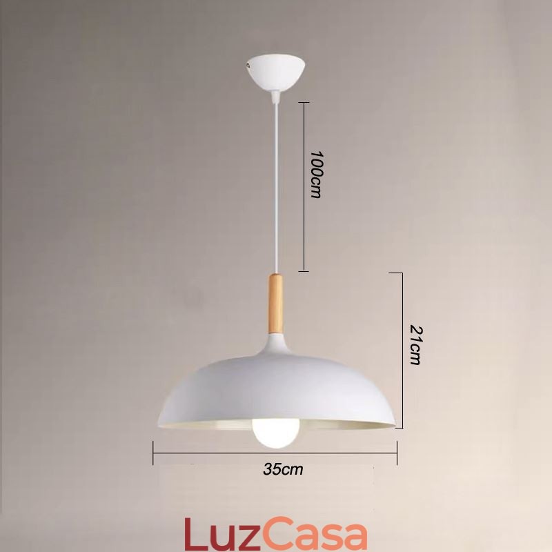 Luminária pendente moderna Luminária pendente colorida Macaron