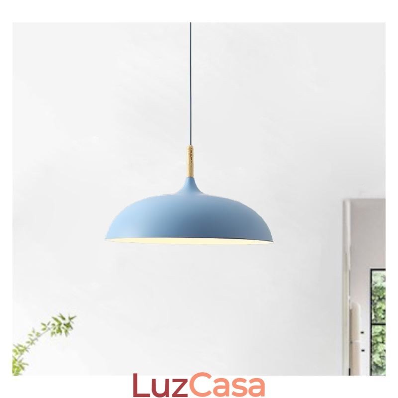 Luminária pendente moderna Luminária pendente colorida Macaron