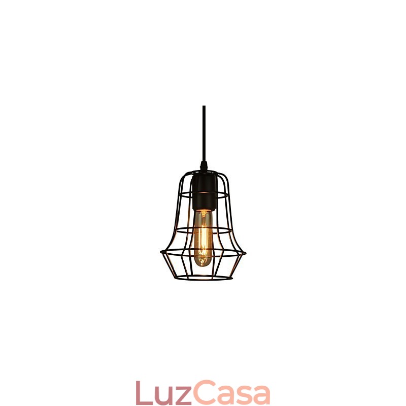 Lustre vintage estilo europeu elegante para luz pendente preta