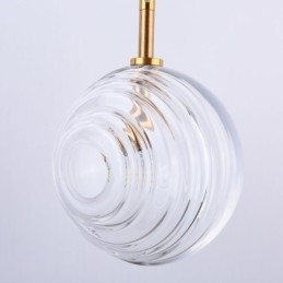 Luminária pendente de vidro criativa decorativa globo de vidro loft