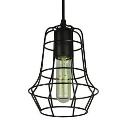 Lustre vintage estilo europeu elegante para luz pendente preta