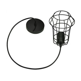 Lustre vintage estilo europeu elegante para luz pendente preta