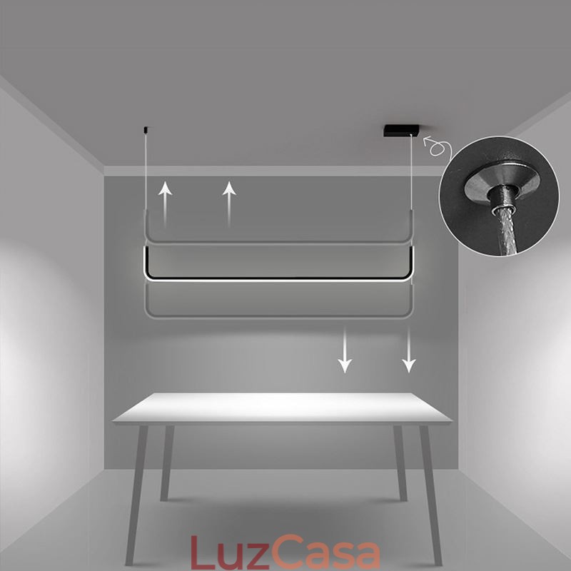 Luminária pendente moderna e minimalista