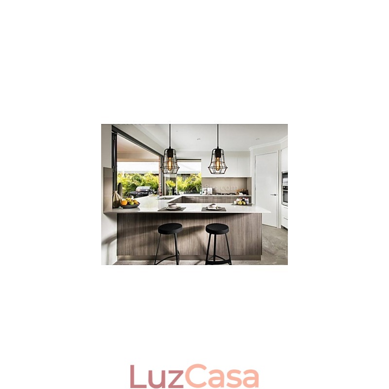 Lustre vintage estilo europeu elegante para luz pendente preta