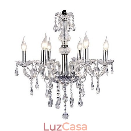 Lustre de metal galvanizado contemporâneo moderno